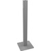 Chief Tablet Floor Stand, Column Mounted - 10 lb Load Capacity - Floor - Silver