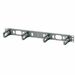 PANDUIT Open-Access Horizontal Cable Manager - Cable Manager - Black - 1U Rack Height - 19" Panel Width