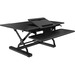 V7 36" Sit Stand Desk Workstation - Up to 32" Screen Support - 33.07 lb Load Capacity - 16.5" Height x 22.8" Width - Desktop - Engineered Wood, Melamine, Steel