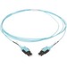 Panduit OM4 2f 2mm PC LSZH LC Uniboot /LC Uniboot Std Polarity Ult IL 6m - 19.69 ft Fiber Optic Network Cable for Network Device - First End: 2 x LC Network - Male - Second End: 2 x LC Network - Male - Patch Cable - LSZH - 50/125 µm - Aqua - 1 Pack