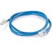 Quiktron Cat.5e UTP Patch Network Cable - 7 ft Category 5e Network Cable for Network Device - First End: 1 x RJ-45 Network - Male - Second End: 1 x RJ-45 Network - Male - Patch Cable - CM - 24 AWG - Blue