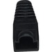 Black Box Color-Coded Snagless Pre-Plugs - Cable Boot - Black - 50 Pack