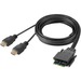 Belkin Modular HDMI Dual-Head Console Cable 6 ft. - 6 ft HDMI/Modular KVM Cable for KVM Console, KVM Switch, Computer, Monitor, Keyboard, Mouse - First End: 2 x HDMI 2.0 Digital Audio/Video - Male - Second End: 1 x Modular - Supports up to 3840 x 2160 - G