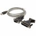 5ft USB-A 2.0 Male to DB-25 Male Adapter Cable - 5 ft Serial/USB Data Transfer Cable for Network Appliance - First End: USB 2.0 Type A Male - Second End: DB-25 Serial Male - 1