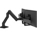 Ergotron Desk Mount for LCD Monitor - Matte Black - Adjustable Height - 2 Display(s) Supported - 32" Screen Support - 35 lb Load Capacity - 75 x 75, 100 x 100, 200 x 100, 200 x 200, 400 x 200, 400 x 300, 400 x 400 VESA Standard