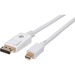 Manhattan Mini DisplayPort Monitor Cable - 3.28 ft DisplayPort/Mini DisplayPort A/V Cable for Desktop Computer, Notebook, Audio/Video Device - First End: 1 x 20-pin Mini DisplayPort 1.2 Digital Audio/Video - Male - Second End: 1 x 20-pin DisplayPort 1.2 D