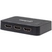 Manhattan HDMI Switch 3-Port , 4K@30Hz, Connects x3 HDMI sources to x1 display, Automatic and Manual Switching (via button), USB-A Powered (cable included, 0.7m), Black, Three Year Warranty, Retail Box - 4096 x 2160 - 4K - 3 x 1 - Display, Gaming Console,