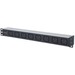 Intellinet 19" 1U Rackmount 8-Output C19 Power Distribution Unit (PDU), With Removable Power Cable and Rear C20 Input (WITH C20 2 PIN EURO POWER CORD) - 1U - Vertical - Rack-mountable