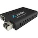 Axiom Transceiver/Media Converter - 1 x Network (RJ-45) - 1 x LC Ports - DuplexLC Port - Single-mode - Fast Ethernet - 100Base-LX, 10/100Base-TX - 6.21 Mile - DC