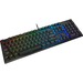 Corsair K60 RGB PRO Low Profile Mechanical Gaming Keyboard - Cable Connectivity - USB 3.1 Type A, USB 3.0 Type A Interface - RGB LED - 104 Key - Mechanical Keyswitch - Black