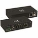 Tripp Lite USB Over Cat6 Extender Industrial 4-Port ESD Protection PoC TAA - 2 x Network (RJ-45) - 5 x USB - 331.36 ft Extended Range - Metal - Black