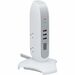Tripp Lite Surge Protector Tower 5-Outlet 3 USB Ports 6ft Cord 5-15P White - 5 x NEMA 5-15R, 4 x USB - 1800 VA - 1200 J - 120 V AC Input