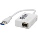Tripp Lite USB-A 3.1 to Fiber Gbe Ethernet Adapter Open SFP Port SMF/MMF LC - USB 3.1 (Gen 1) Type A - 1 Port(s) - Optical Fiber