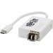 Tripp Lite USB C 3.1 to Fiber Transceiver Gigabit Ethernet Adapter SMF LC - USB 3.1 (Gen 1) Type C - 1 Port(s) - Optical Fiber