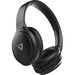 V7 Wireless Bluetooth Stereo ANC Headphones - Stereo - Mini-phone (3.5mm) - Wired/Wireless - Bluetooth - 49.2 ft - 32 Ohm - 20 Hz - 20 kHz - Over-the-ear - Binaural - Circumaural - Noise Cancelling Microphone - Noise Canceling - Black