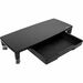 Targus Adjustable Monitor Riser with Drawer (Black) - 33 lb Load Capacity - Black