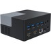 4XEM 65W USB-C 4K Dual Display Universal Docking Station with Power Delivery - for Notebook/Monitor - 65 W - USB 3.0 Type C - 4 x USB Ports - 4 x USB 3.0 - USB Type-C - Network (RJ-45) - HDMI - Wired