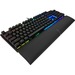 Corsair K60 RGB Pro SE Mechanical Gaming Keyboard - Cherry Viola - Black - Cable Connectivity - USB 3.0, USB 3.1 Type A Interface - 104 Key - All-in-One PC - TouchPad - Mechanical Keyswitch - Black