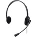 Manhattan Headset - Stereo - USB Type A - Wired - On-ear - Binaural - Black