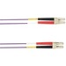 Black Box Colored Fiber OM1 62.5/125 Multimode Fiber Optic Patch Cable - OFNR PVC - 9.84 ft Fiber Optic Network Cable for Network Device - First End: 2 x LC Network - Male - Second End: 2 x LC Network - Male - 10 Gbit/s - Patch Cable - Riser, CMR, OFNR - 