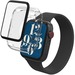 invisibleSHIELD GlassFusion 360+ Hybrid Glass Screen Protection + Bumper Case - For Apple Apple Watch - Clear - Bacterial Resistant, Impact Absorbing, Impact Resistant, Crack Resistant, Shatter Resistant, Smudge Resistant, Chip Resistant, Nick Resistant, 