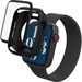 invisibleSHIELD GlassFusion 360+ Hybrid Glass Screen Protection + Bumper Case - For Apple Apple Watch - Black - Nick Resistant, Scratch Resistant, Shatter Proof, Impact Absorbing, Impact Resistant, Crack Resistant, Shatter Resistant, Smudge Resistant, Sho