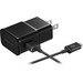 4XEM Samsung Charger and Cable Combo (Black) - 1 Pack - 120 V AC, 230 V AC Input - 5 V DC/2 A Output - Black