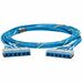 Panduit QuickNet - 15 ft Category 6 Network Cable for Network Device, Patch Panel - First End: 1 x RJ-45 Cassette Network - Female - Second End: 1 x RJ-45 Cassette Network - Female - 10 Gbit/s - Trunk Cable - Riser - Blue - 1