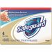 Safeguard Deodorant Bar Soap - 4 oz - Bath, Skin - Clear - 4 / Pack