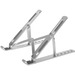 Targus Portable Ergonomic Laptop/Tablet Stand - Up to 15.6" Screen Support - Portable - Aluminum - Silver