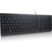 Lenovo Essential Wired Keyboard (Black) - US English 103P - Cable Connectivity - USB Type A Interface - 104 Key Function Hot Key(s) - English (US) - Windows - Plunger Keyswitch - Black