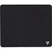 V7 Antimicrobial Mouse Pad Black, polymer treated surface, anti-slip base, anti-odor and stain - 7.09" Dimension - Black - Natural Rubber - Anti-slip, Odor Resistant, Stain Resistant