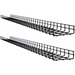 Tripp Lite Wire Mesh Cable Tray - 150 x 50 x 1500 mm (6 in. x 2 in. x 5 ft.), 2-Pack - Cable Tray - Black Powder Coat - 2 Pack - Steel