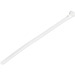 4XEM 100 Pack 10" Cable Ties - White Medium Nylon/Plastic Zip Tie - Cable Tie - White - 100 Pack - 75.18 lb Loop Tensile - Nylon, Plastic