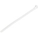 4XEM 100 Pack 5" Reusable Cable Ties - White Medium Nylon/Plastic Zip Tie - Cable Tie - White - 100 Pack - 75.18 lb Loop Tensile - Nylon, Plastic