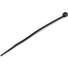 4XEM 250 Pack 6" Cable Ties - Black Medium Nylon/Plastic Zip Tie - Cable Tie - Black - 250 Pack - 75.18 lb Loop Tensile - Nylon, Plastic