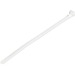 4XEM 250 Pack 6" Cable Ties - White Medium Nylon/Plastic Zip Tie - Cable Tie - White - 250 Pack - 75.18 lb Loop Tensile - Nylon, Plastic