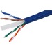 4XEM 1000 ft Roll Blue Cat5e Stranded CM-Rated For In-Wall Use - 1000 ft Category 5e Network Cable for Network Device, Home Theater System, Desktop Computer, Patch Panel - First End: Bare Wire - Second End: Bare Wire - CM, CMR - 24 AWG - Blue