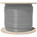 4XEM Cat6A Bulk Cable (Grey) - 1000 ft Category 6a Network Cable for Network Device, Home Theater System, Desktop Computer - Bare Wire - Bare Wire - 10 Gbit/s - CM - 23 AWG - Gray