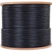 4XEM Cat7 Bulk Cable (Black) - 1000 ft Category 7 Network Cable for Network Device, Desktop Computer, Home Theater System - Bare Wire - Bare Wire - 10 Gbit/s - Shielding - CM - 23 AWG - Black