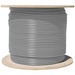 4XEM Cat7 Bulk Cable (Grey) - 1000 ft Category 7 Network Cable for Network Device, Home Theater System, Desktop Computer - Bare Wire - Bare Wire - 10 Gbit/s - Shielding - CM - 23 AWG - Gray
