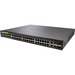 Cisco SF350-48MP 48-Port 10 100 PoE Managed Switch - 48 Ports - Manageable - Gigabit Ethernet, Fast Ethernet - 10/100Base-TX, 1000Base-X, 10/100/1000Base-TX - Refurbished - 3 Layer Supported - Modular - 4 SFP Slots - Optical Fiber, Twisted Pair - Desktop 