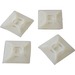 StarTech.com Self-adhesive Nylon Cable Tie Mounts - Pkg of 100 - Pkg of 100 - Cable organizer (pack of 100)