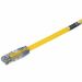 Panduit TX6A 10Gig Cat.6a Patch Network Cable - 22.97 ft Category 6a Network Cable for Network Device - First End: 1 x RJ-45 Network - Male - Second End: 1 x RJ-45 Network - Male - 10 Gbit/s - Patch Cable - Yellow