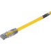 Panduit Pan-Net® Patch Cords - 6 ft Category 6a Network Cable for Network Device - First End: 1 x Modular - Second End: 1 x Modular - 10 Gbit/s - Patch Cable - CM - 24 AWG - Yellow - 1