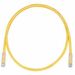 Panduit TX6A 10Gig Cat.6a UTP Patch Network Cable - 25 ft Category 6a Network Cable for Network Device - First End: 1 x RJ-45 Network - Male - Second End: 1 x RJ-45 Network - Male - 10 Gbit/s - Patch Cable - 24 AWG - Yellow