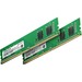 Transcend JetRAM 16GB DDR4 SDRAM Memory Module - For Motherboard - 16 GB (2 x 8GB) - DDR4-2666/PC4-21333 DDR4 SDRAM - 2666 MHz - CL19 - 1.20 V - Unbuffered - 288-pin - DIMM