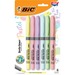 BIC Brite Liner Grip Highlighter, Chisel Tip (1.6 mm), Assorted Pastel Colours, For Broad Highlighting & Fine Underlining, 6-Count - 1.6 mm Marker Point Size - Chisel Marker Point Style - Assorted - 6 Pack