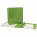 Geocan 2" Presentation Binder - Light Green - 2" Binder Capacity - 2" (50.80 mm) Ring - D-Ring Fastener(s) - 2 Internal Pocket(s) - Pale Green