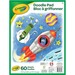Crayola Doodle Pad, 60 Pages - 60 Pages - 12" x 9"